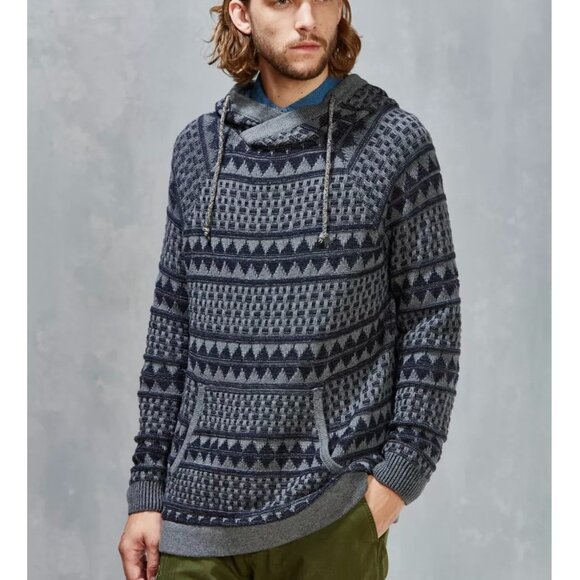 Koto Bonseki Navy Hooded Pullover Sweater Men's Medium - Picture 1 of 5